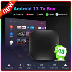 NEW Android 13 CarPlay Smart Video Box Wireless CarPlay Android Car Adapter for Netflix YouTube