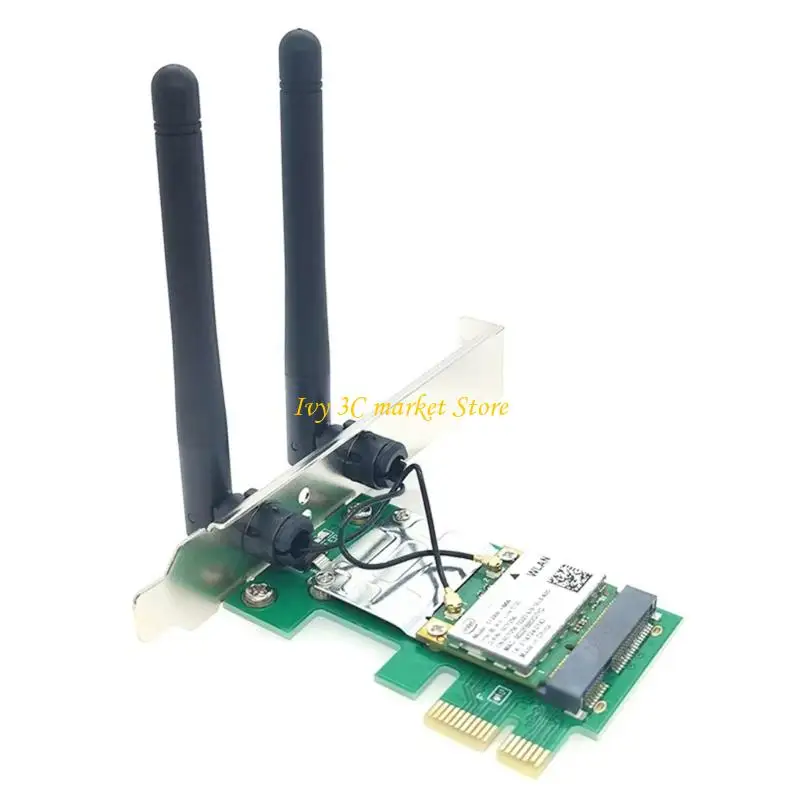 

Двухдиапазонная карта Wi-Fi D7YC PCIe. Эффективная передача данных для настольных компьютеров со скоростью 300 Мбит/с для и