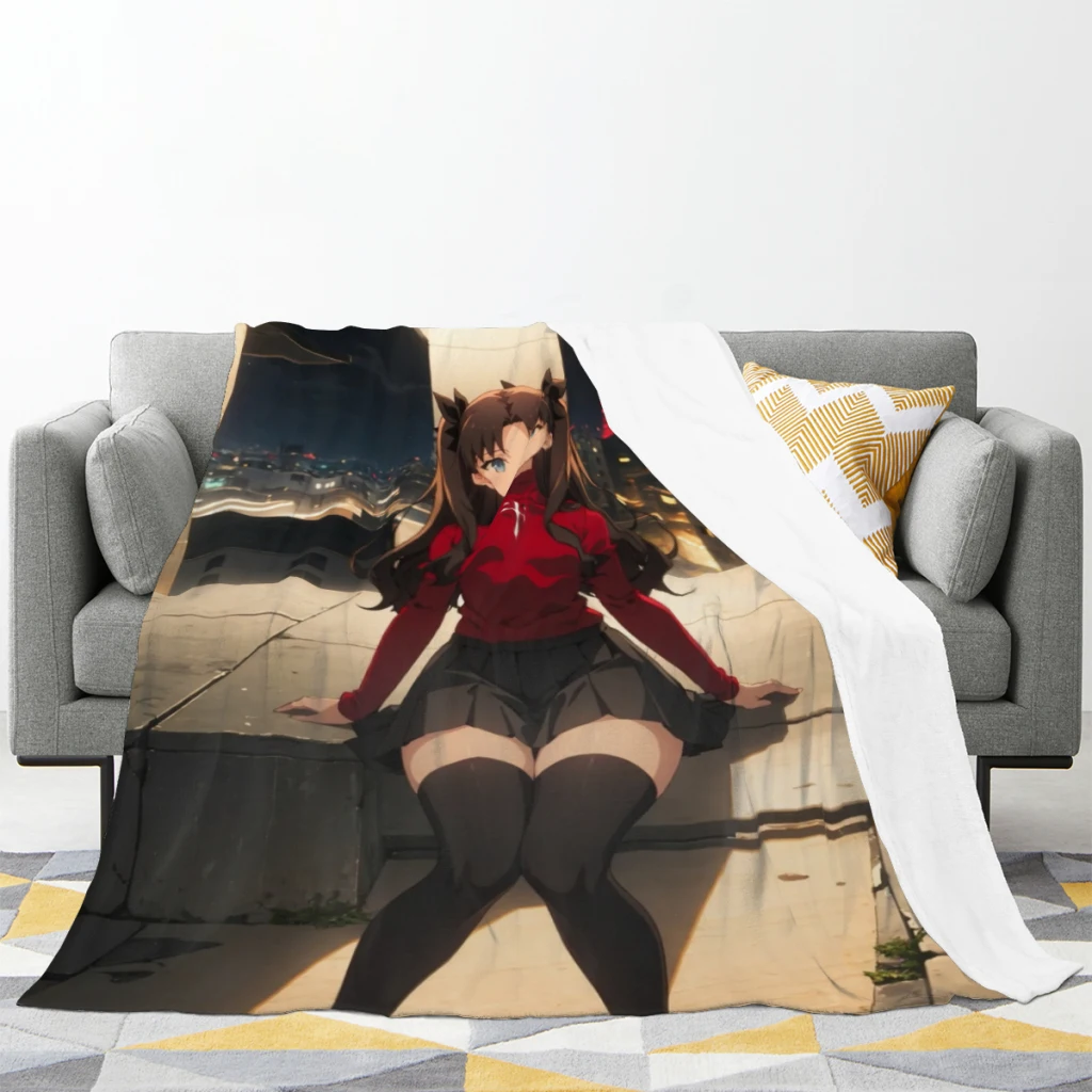 Fate/Stay Night Comfortable Flanne Blanket Fluffy Soft Bedroom Decor Sofa Blankets Comforter Home and Decoration