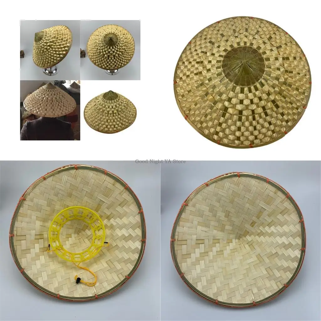 

Handmade Bamboo Sun Hat Lightweight and Breathable for Outdoor Activity