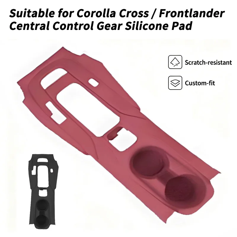 

AutoGuard Spill-Proof Anti-Slip Cup Mat for Toyota Corolla Cross & Frontlander - Car Interior Accessory