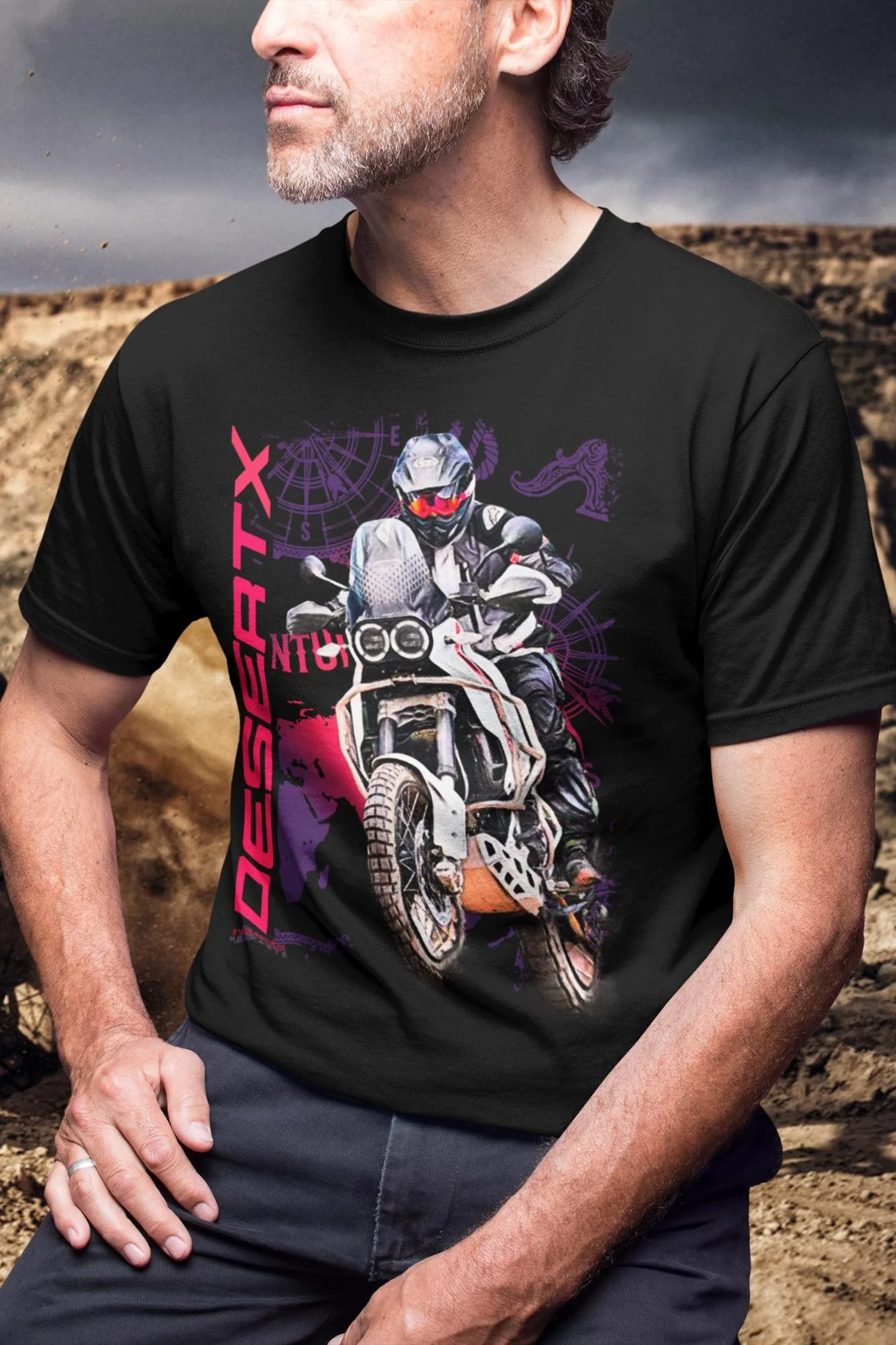 

386@EY D.ucati DesertX T Shirt The Perfect Adventure Gift For ADV Rider Fan Top For D.ucatisti Owners Husband Present Italian Bi