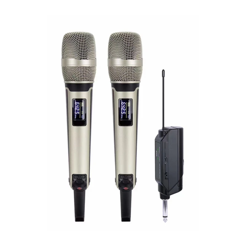 SKM9000 UHF Professional Wireless Microphone Metal Mic for DJ Cartridge Vocal for Recording Studio Youtube Karaoke Hot Sale New