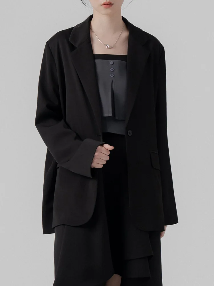 

Женский костюм Queenop: весенне-летний, однотонный, с ретро-дизайном, прямым кроем, длинными рукавами, дышащий, из полиэстера