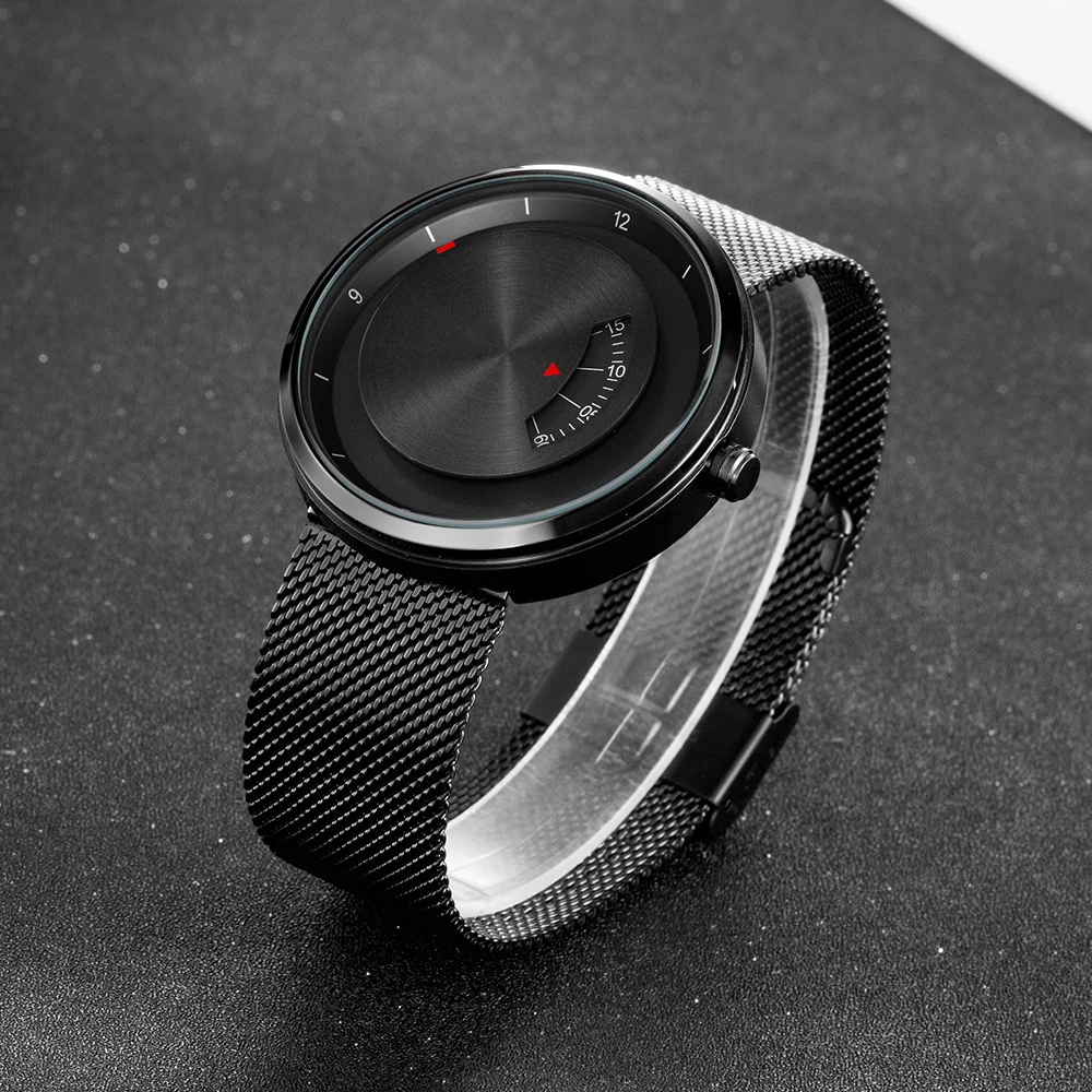 SKONE Student New Concept Black Technology Fashion Waterproof Creative Personality Trend Men's Sports and Leisure Watch