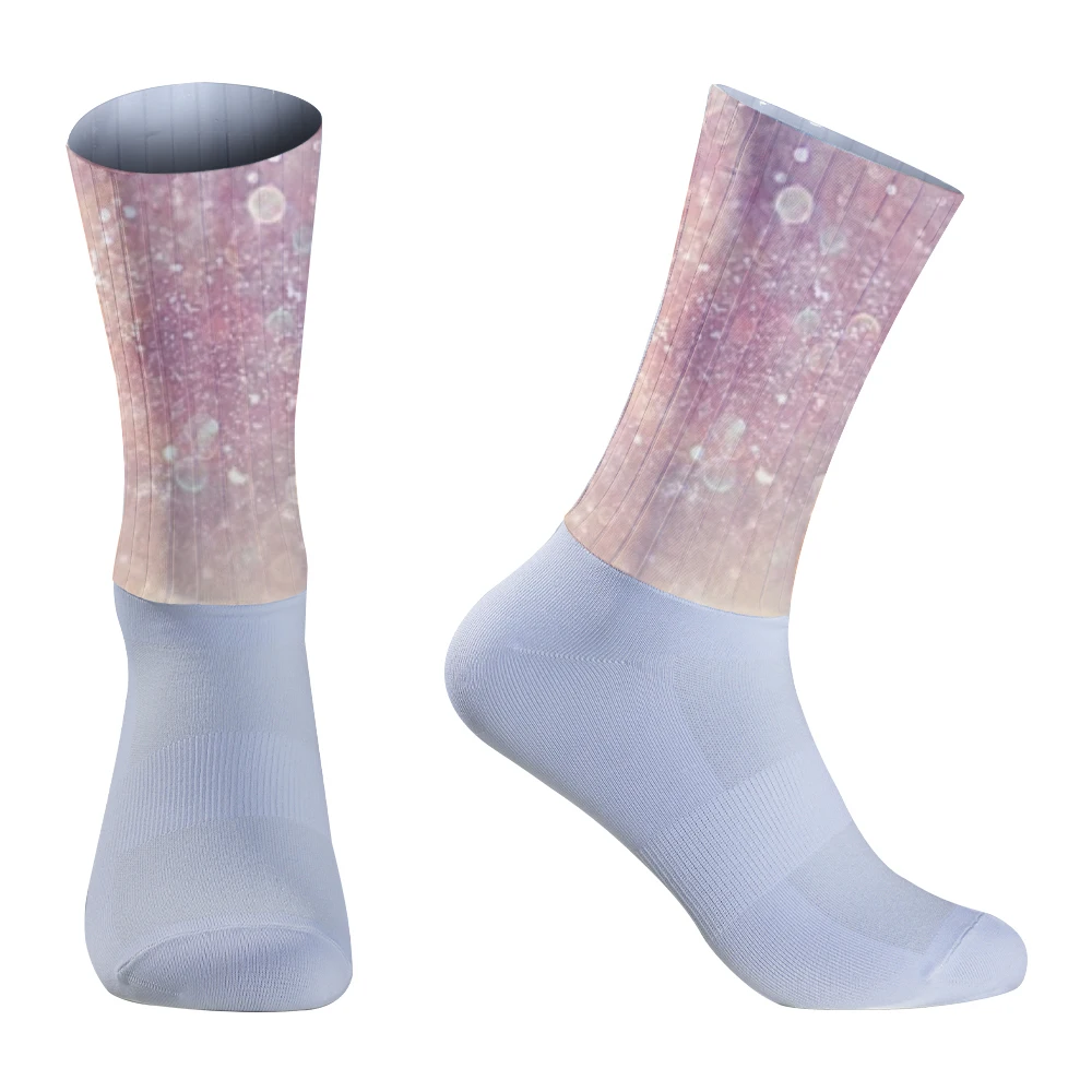 Chaussettes de compression résistantes à l'usure pour hommes, chaussures de vélo en plein air, chaussettes de vélo de route, course à pied, basket-ball, nouveau, 2024