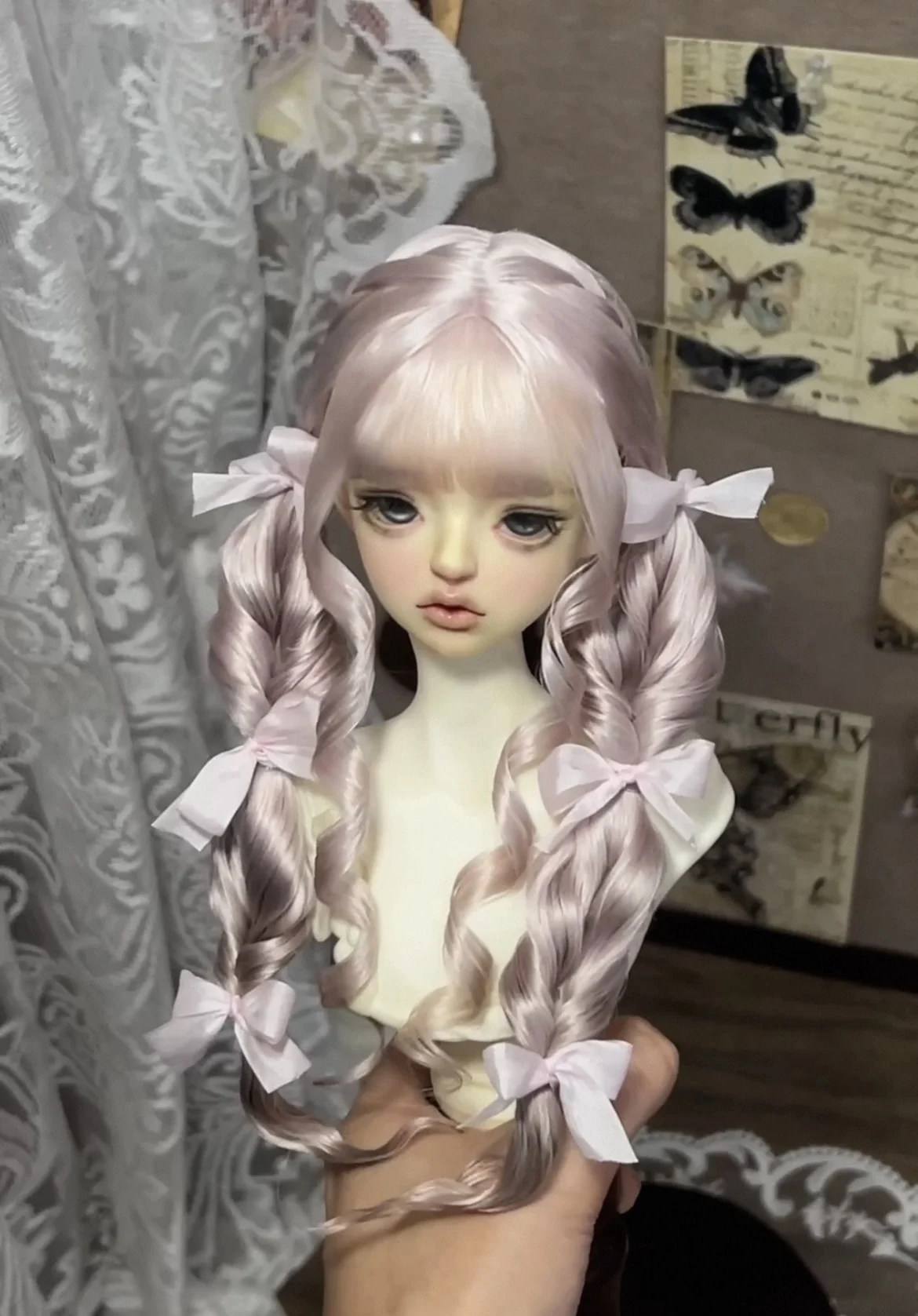 

Hair for doll hard shell blythe wig new color 1/6 1/4 1/3 BJD wig free shipping