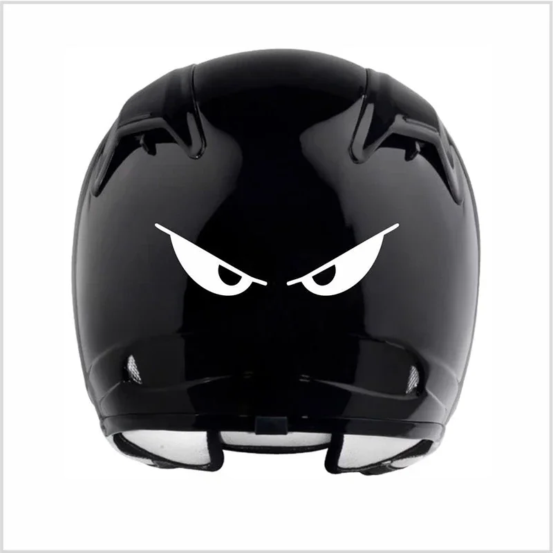 Evil Eyes Car Reflective Sticker Motorcycle Helmet Shape Body Sticker Personalized Decoration Sticker Car Motorcycle Accessories