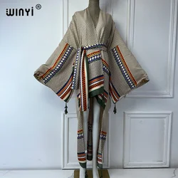 WINYI Summer Beach Wear Cover Up Lady Boho Cardigan  elegant sexy Holiday kimono woman bohemian maxi dress beach outfits woman