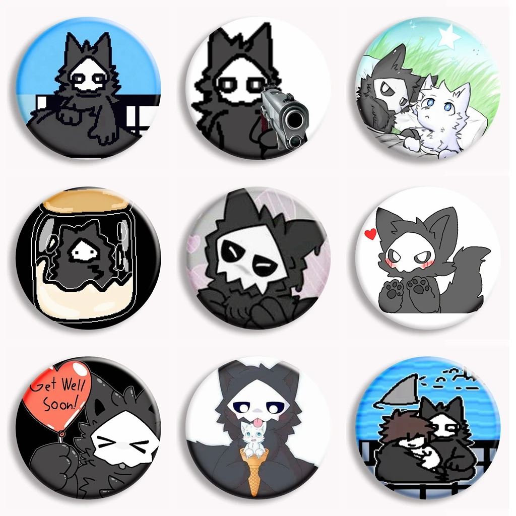Pin de botón suave de dibujos animados, broche creativo divertido, te amo, Kawaii, Anime, insignia, decoración de bolsa, regalos para pareja, 31 estilos cambiados, Puro