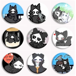 31Style Changed Puro Cute Cartoon Soft Button Pin Creative Funny I Love You Kawaii Anime Brooch Badge Bag Decor Couple Gifts