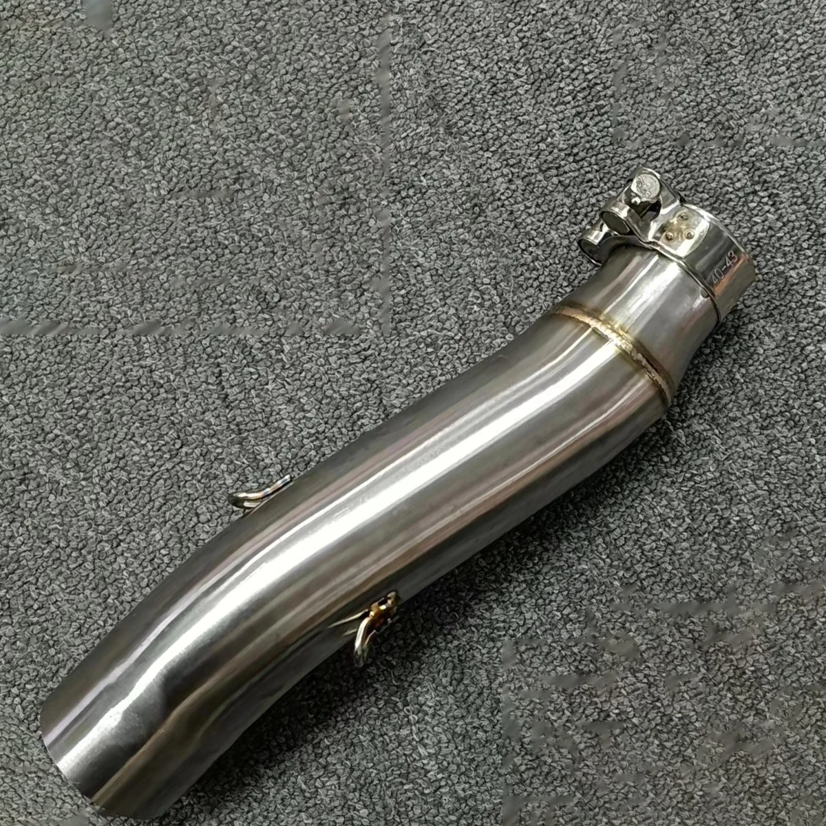 1 Piece Exhaust Pipe Stainless Steel Connection Middle Section Suitable for Motorcycle Honda CB300R Modified Middle Section view 6