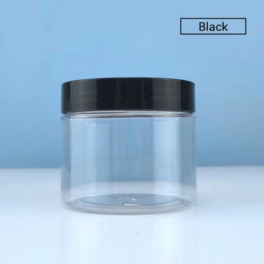 12 Stuks 50/100/150/200/250 Ml Doorzichtige Plastic Pot En Deksels Huidverzorging cosmetische Zalfpotje Reizen Set Hervulbare Flessen Opslag Potten