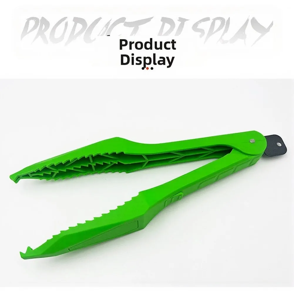 Nylon Fish Gripper Fish Holder Triple-row Serrated Teeth Locking Pin Mechanism Large Opening Fish Holder For Big Fish