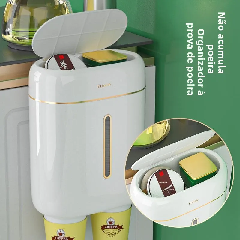 double-tube-disposable-cup-holder-wall-mounted-paper-cup-rack-creative-storage-home-shelf-beverage-wine-glass-storage-rack