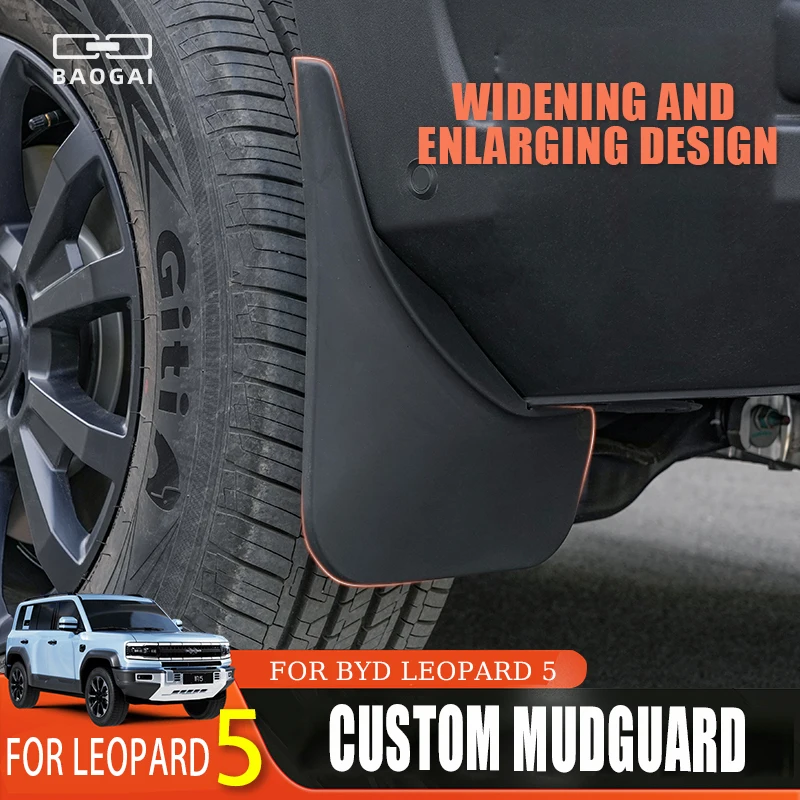 

Mudguards, Wheel Inner Liners, Rear Wheel Splash Guards & Mud Flaps for BYD Leopard 5 (Model Years 23-25) - Exterior Modifi