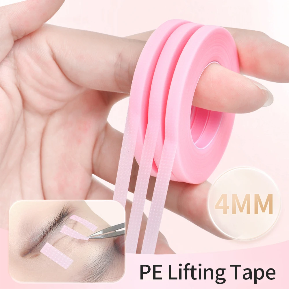 10PCS 4mm Width Eyelash Extension Tape Makeup Breathable Anti-allergy Easy to Tear Micropore Tape Professional Lashes Tape