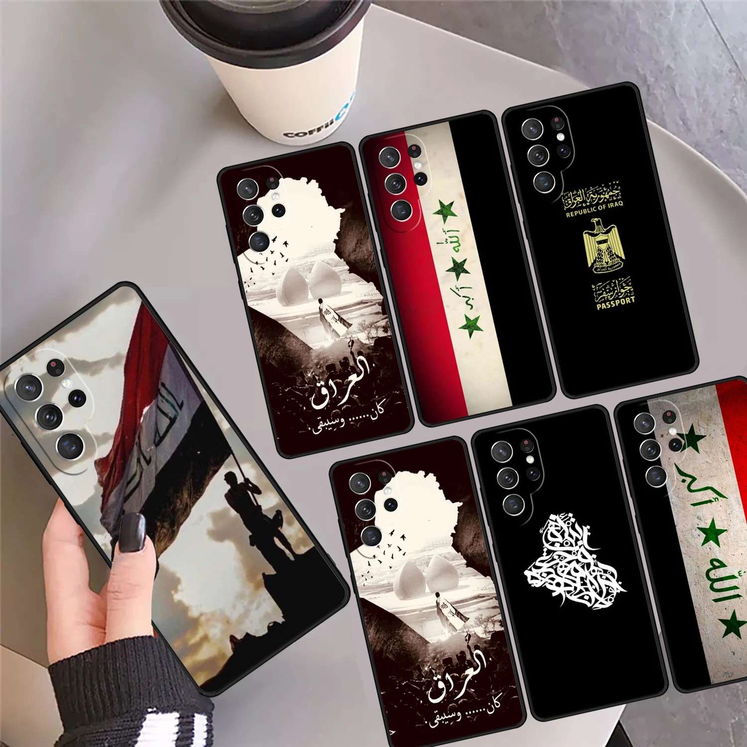 

Iraq Flag Phone Case Cover Coque For Samsung Galaxy S24 S25 Ultra 23 S22 Plus S21 FE S20 Note 10 Pro Note 20 Ultra