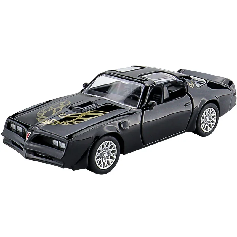 Symulacja 1:36 Pontiac Firebird aluminiowy model samochodu sportowego odlewane metalowe pojazdy zabawkowe kolekcja zabawek dla dzieci miniaturowy voiture