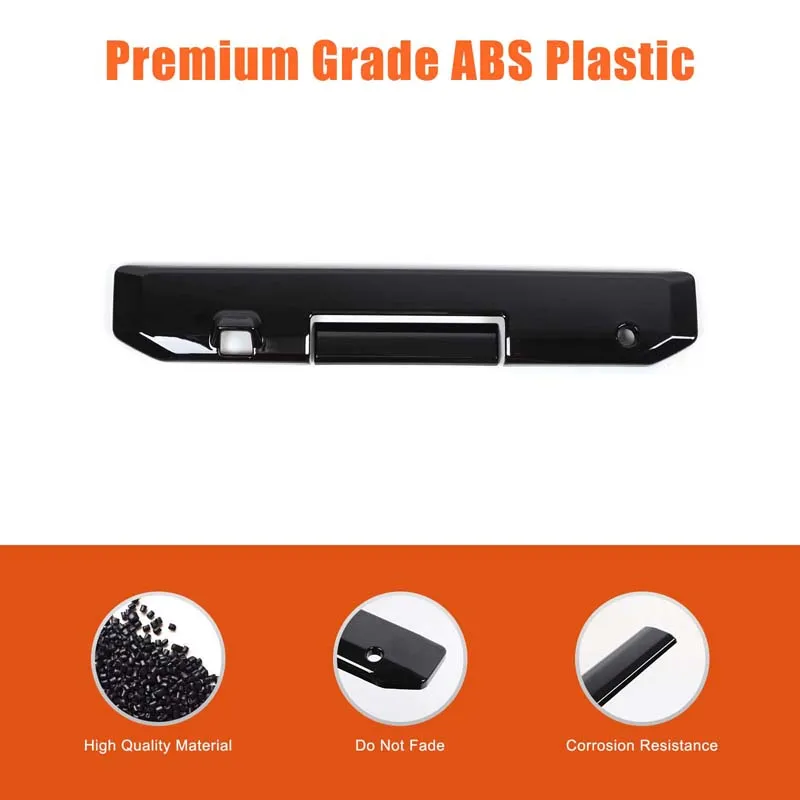 For Mitsubishi Triton L200 2024-2026 ABS Car Rear Tailgate Handle Frame Cover Trim Decoration Sticker Auto External Accessories