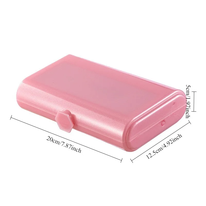 Make-up-Box mit Spiegel, Aufbewahrungsbox für Nagelkunst, doppellagige Aufbewahrungsbox für Mädchen und Studenten, tragbare Aufbewahrungstasche für Reisekosmetik