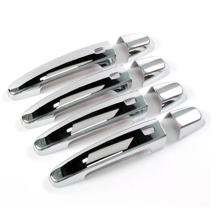 

Хромированная крышка дверной ручки с умными отверстиями для ключей для Impala Malibu Volt Equinox Traverse Camaro GMC Acadia Terrain 2014-22 гг.