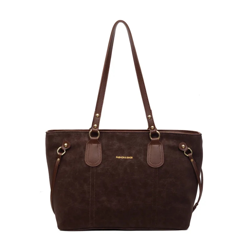 Tas Selempang Vintage 2025, Tas Jinjing Luas untuk Wanita, Tas Selempang Minimalis, Tas Mewah untuk Siang dan Malam, Tas Selempang Bertekstur