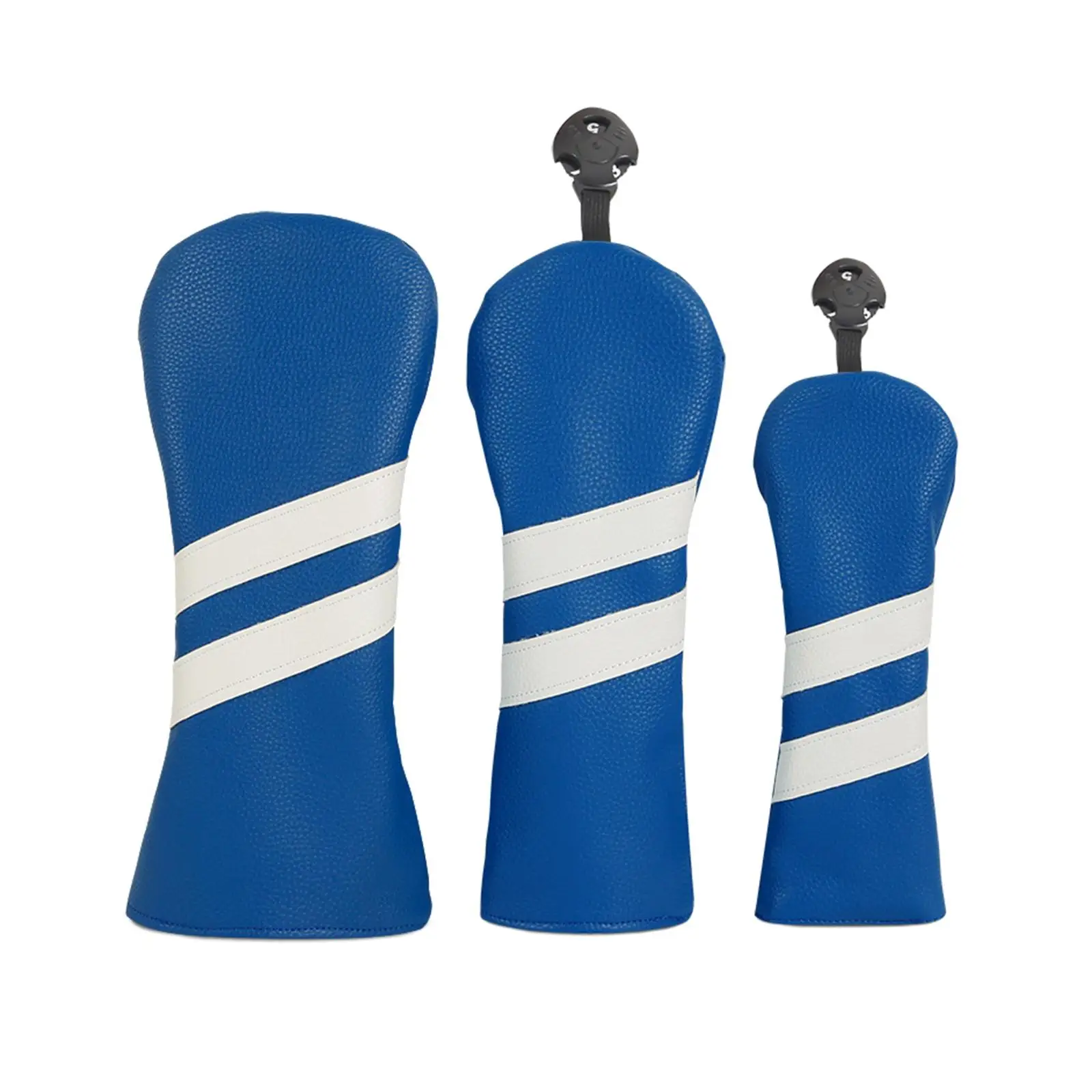 

3 Pieces Golf Club Head Cover Protector Golf Wood Headcovers Golf Headcovers for Travel Transport Golfer Gift Outdoor Sports