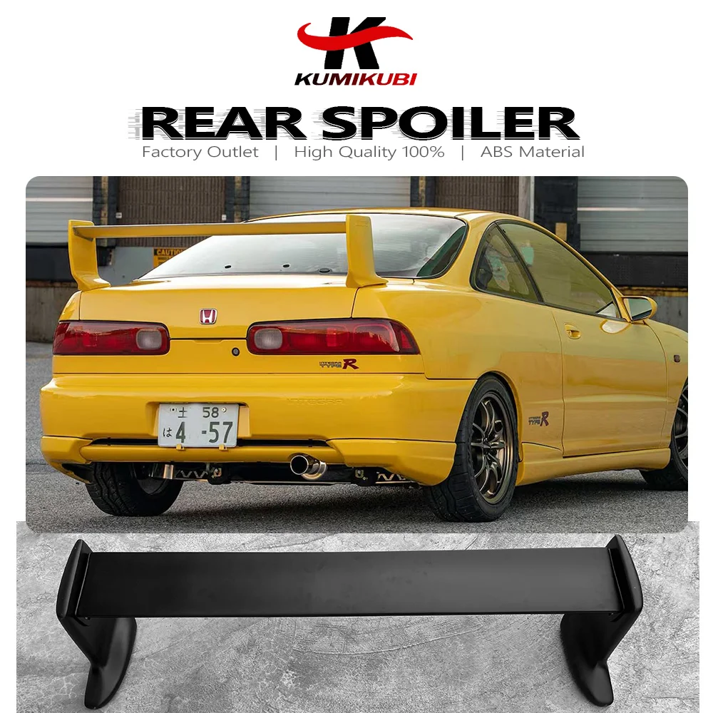 

1994 to 2001 For Honda Acura Integra DC2 MU Style Rear spoiler High Quality ABS Plastic Unpainted Spoiler Trunk Boot Wing
