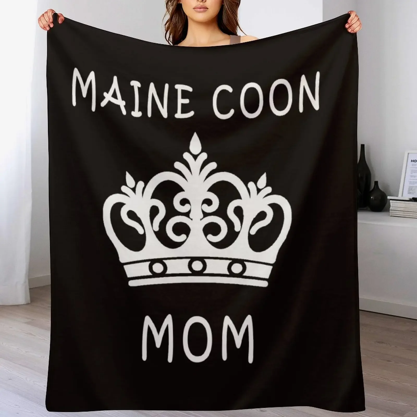 

love my maine coon catshirt Throw Blanket Blankets For Sofas Single Blankets