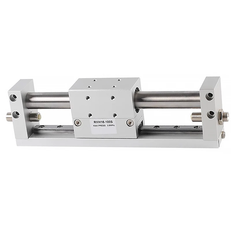 Sliding Rail Type RMH Magnetic Coupling Rodless Pneumatic Cylinder Long Stroke RMH10/16/20/25-50X100X200X250X300X500X600X800S