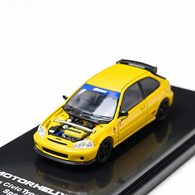 MH 1/64 ホンダ シビック タイプ R EK9 スプーン合金おもちゃ自動車ダイキャストメタルモデルギフト