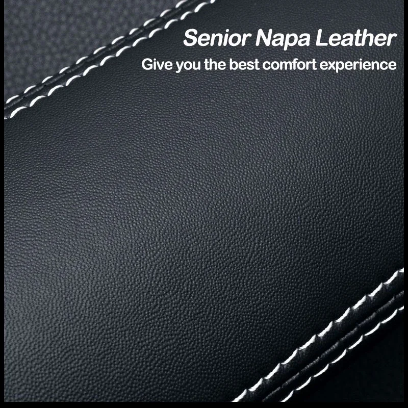 2Pcs Nappa Leather Seat Belt Shoulder Cover Protection Pads For Ford C max C-max S max S-max B MAX B-MAX 2012 2013 2015-2022 Car