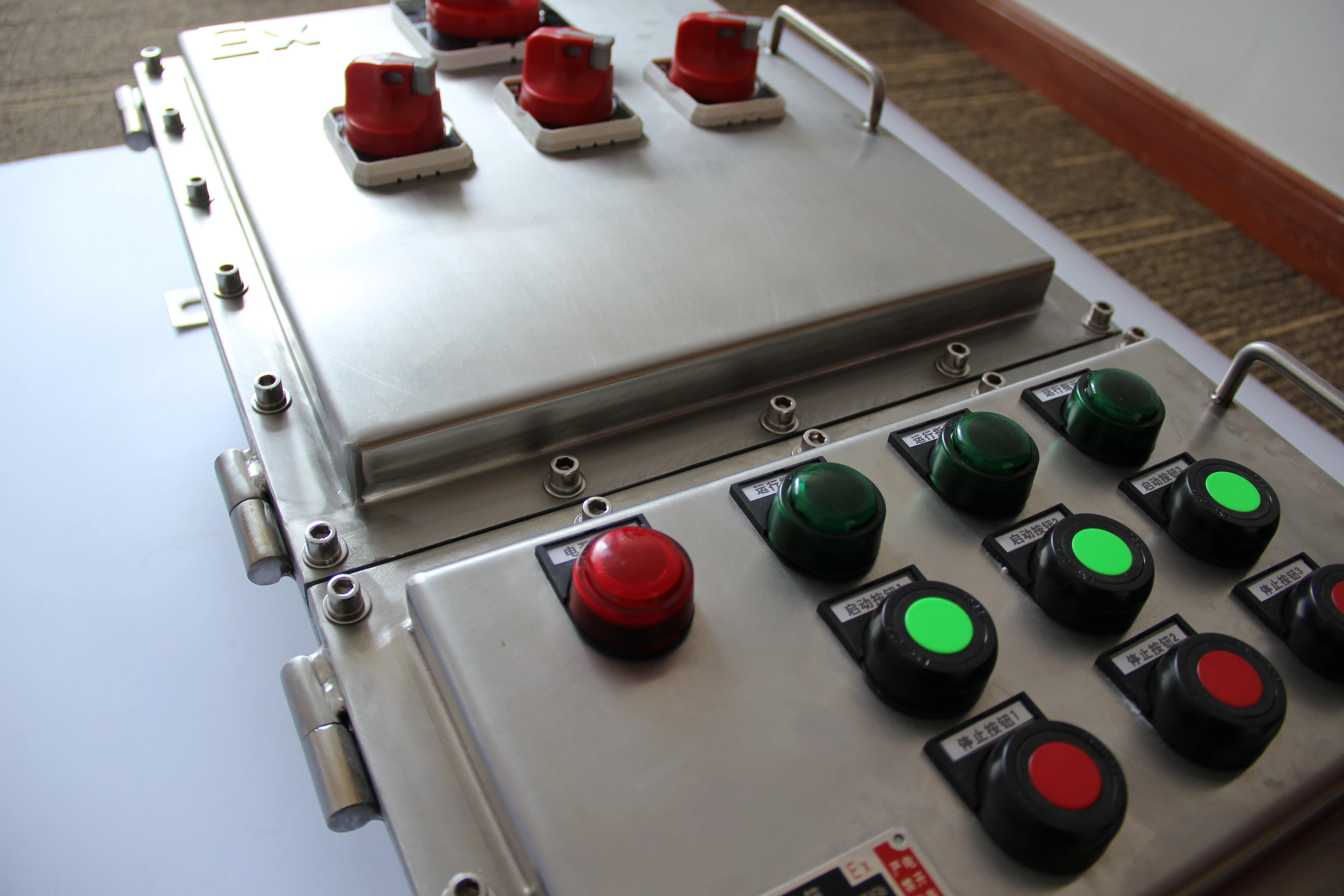 ATEX IP66 Custom Explosion-Proof Control Panel Board Ex-Proof Control Box For Hazardous Areas image 2
