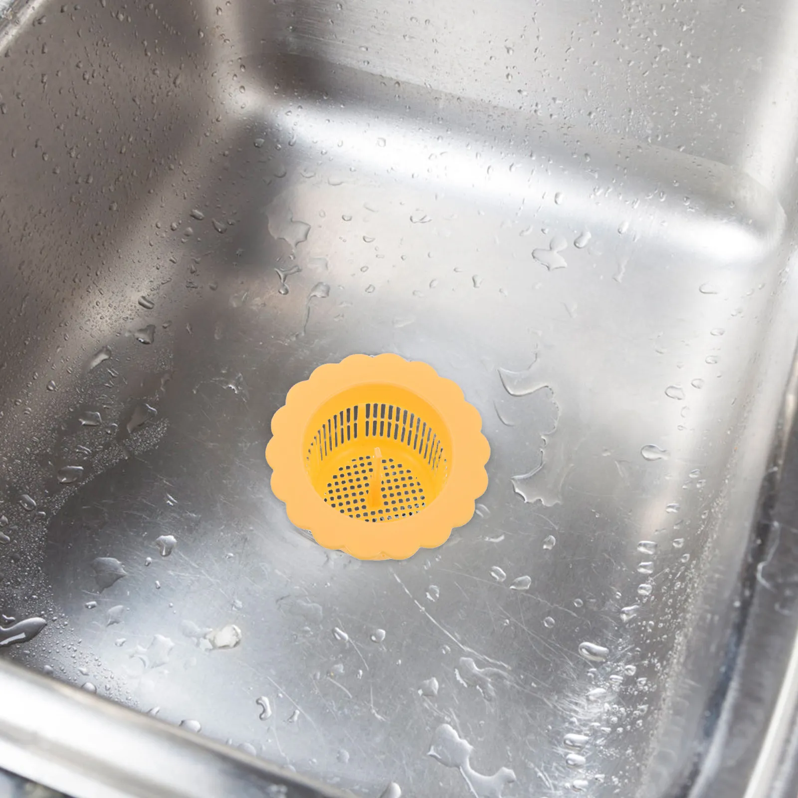 

2Pcs Rv Kitchen Sink Filter Cover Drain Strainer Basket Hair Catcher Food Debris Protector for Home Bathroom Shower Small