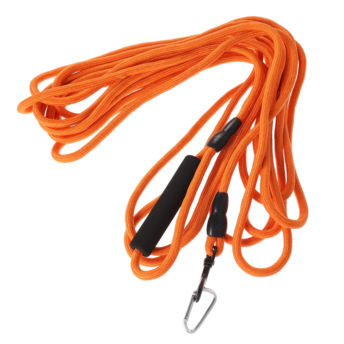 

Extended Dog Leash Nylon Cloth for Small Medium Pets Comfortable Hand Feel Superior Control Durable Practical Orange