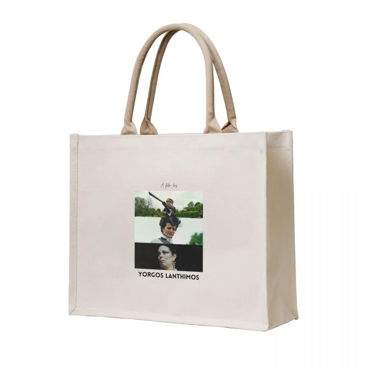

A film by Yorgos Lanthimos. The Favourite. Tote Bag Women's bags tote bag men's shopping bag