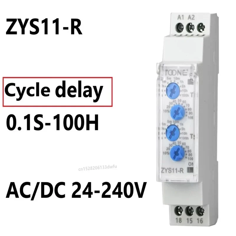 Power On Off Cycle Cyclical Cycling Loop R ecirculating  Delay Time Relay AC DC 24V 220V ZYS11-A ZYS11-G  ZYS11-R ZYS11