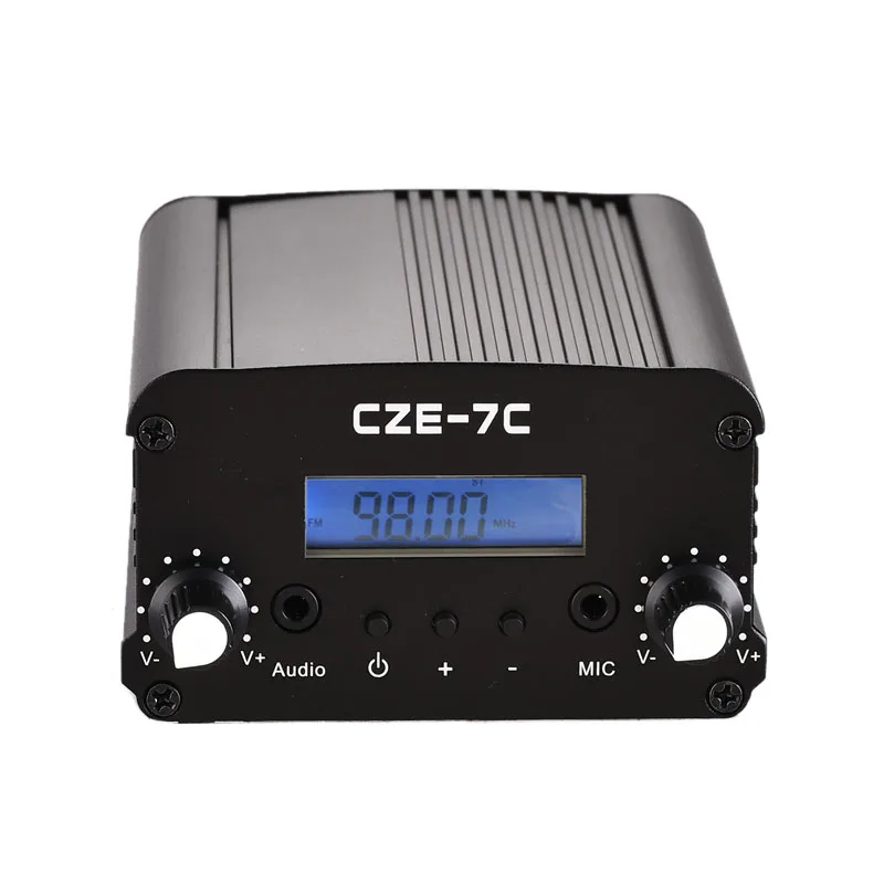 1w/7w Wireless Rf Cable Exciter Stereo PLL LCD Campus Broadcast Radio Fm Transmitter