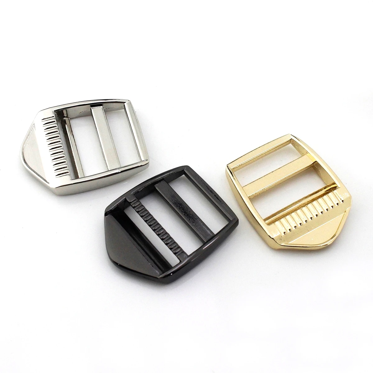 1pcs Metal 2 Bar Buckle for Webbing Backpack Bag Strape Belt Fabric Leather Craft Purse Pet Collar Clasp High Quality