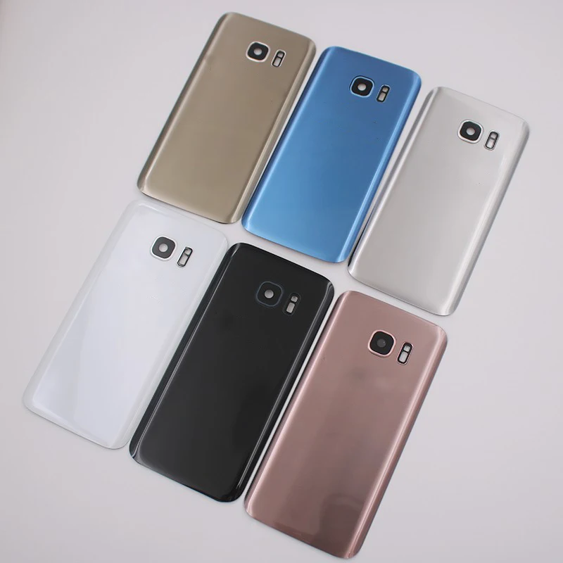 Стеклянная панель S7 Edge для Samsung Galaxy S7 Edge G935F G935FD G9350, задняя крышка батарейного отсека, задняя крышка корпуса, сменный клей