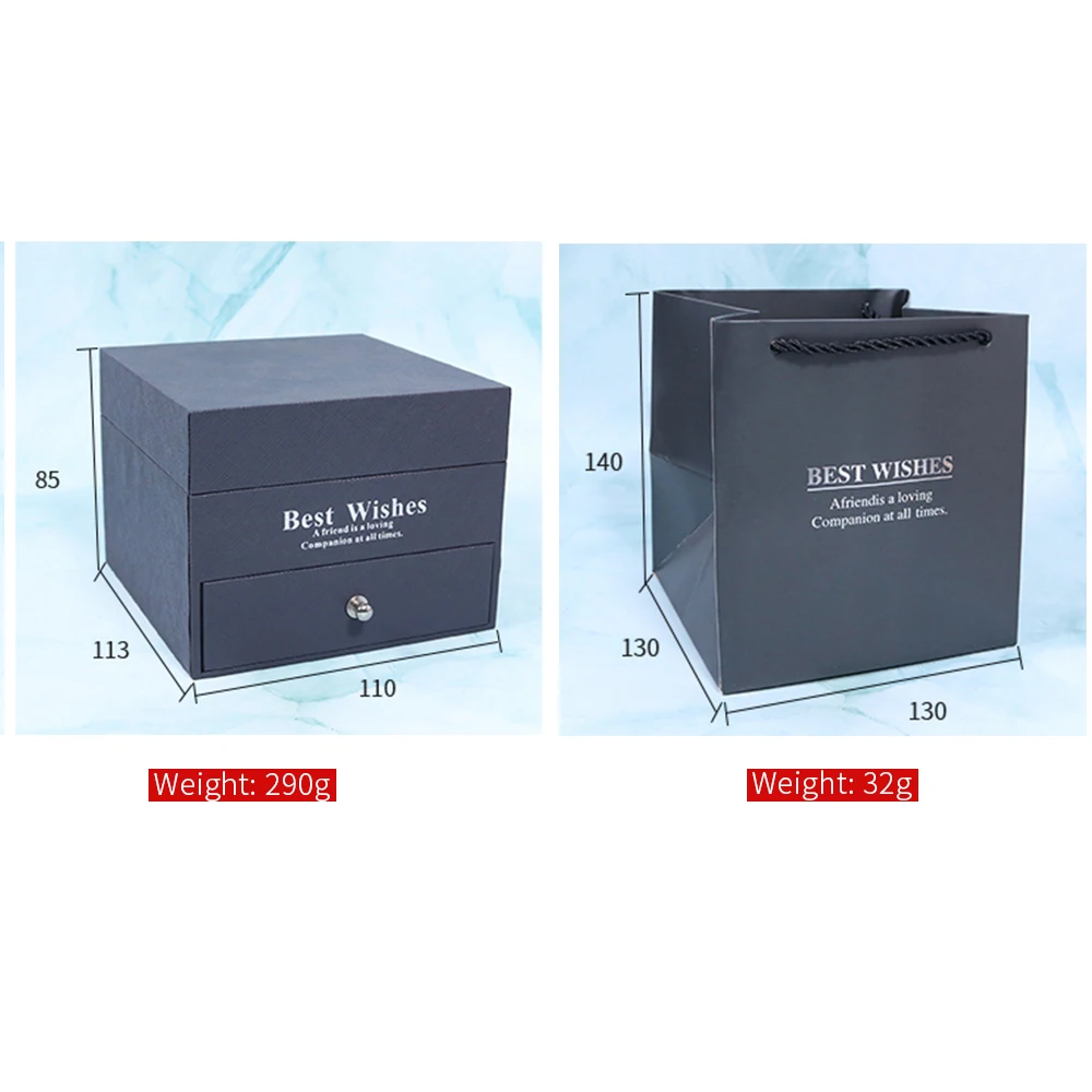 Romantic 9 Rose Jewelry Box 100 Languages 