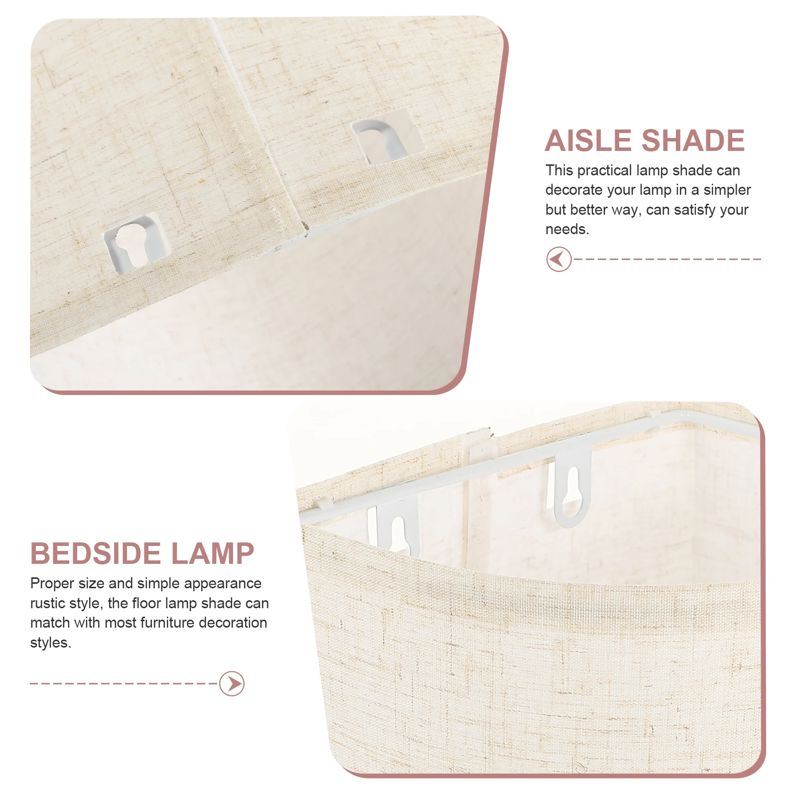 

1 комплект, абажур для настенного светильника в деревенском стиле, легкий съемный сменный абажур для стола, торшер, крышка для спальни, гостиной