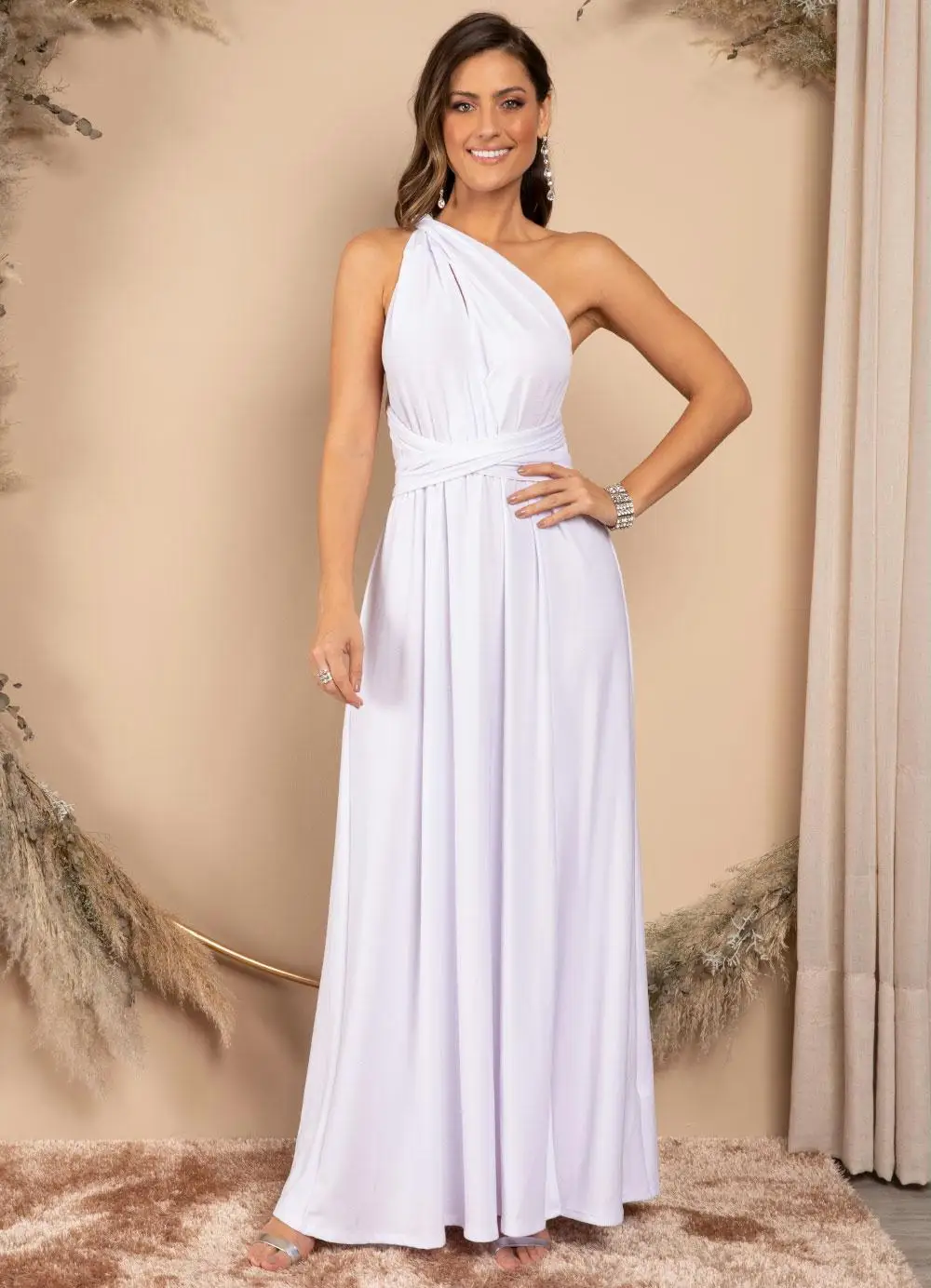 2026 Sexy Damen Multiway Wickel-Convertible Boho Maxi Clubkleid Bandage Langes Kleid Party Brautjungfern Infinity Robe Longue Damen – Detail 4