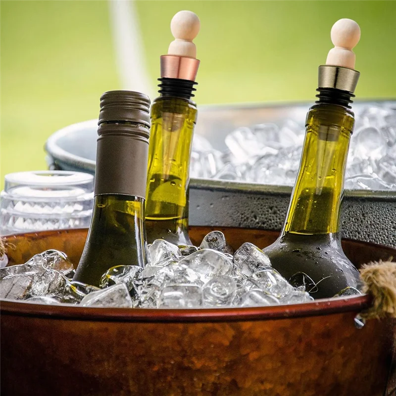 AEE6-30 peças rolha de garrafa em branco com poste rosqueado metal vinho rolha inserções conjunto ferragem para torneamento madeira projeto diy