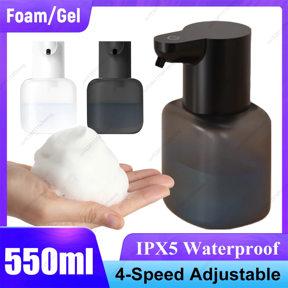 

550ml Automatic Soap Dispenser with Infrared Sensor Touchless Liquid Soap Dispenser Electric Sanitizer Dispenser for Home Office
