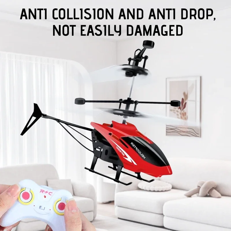 Rechargeable Mini RC Drone Remote Safe Fall-resistant RC Helicopters Drone Children Toys