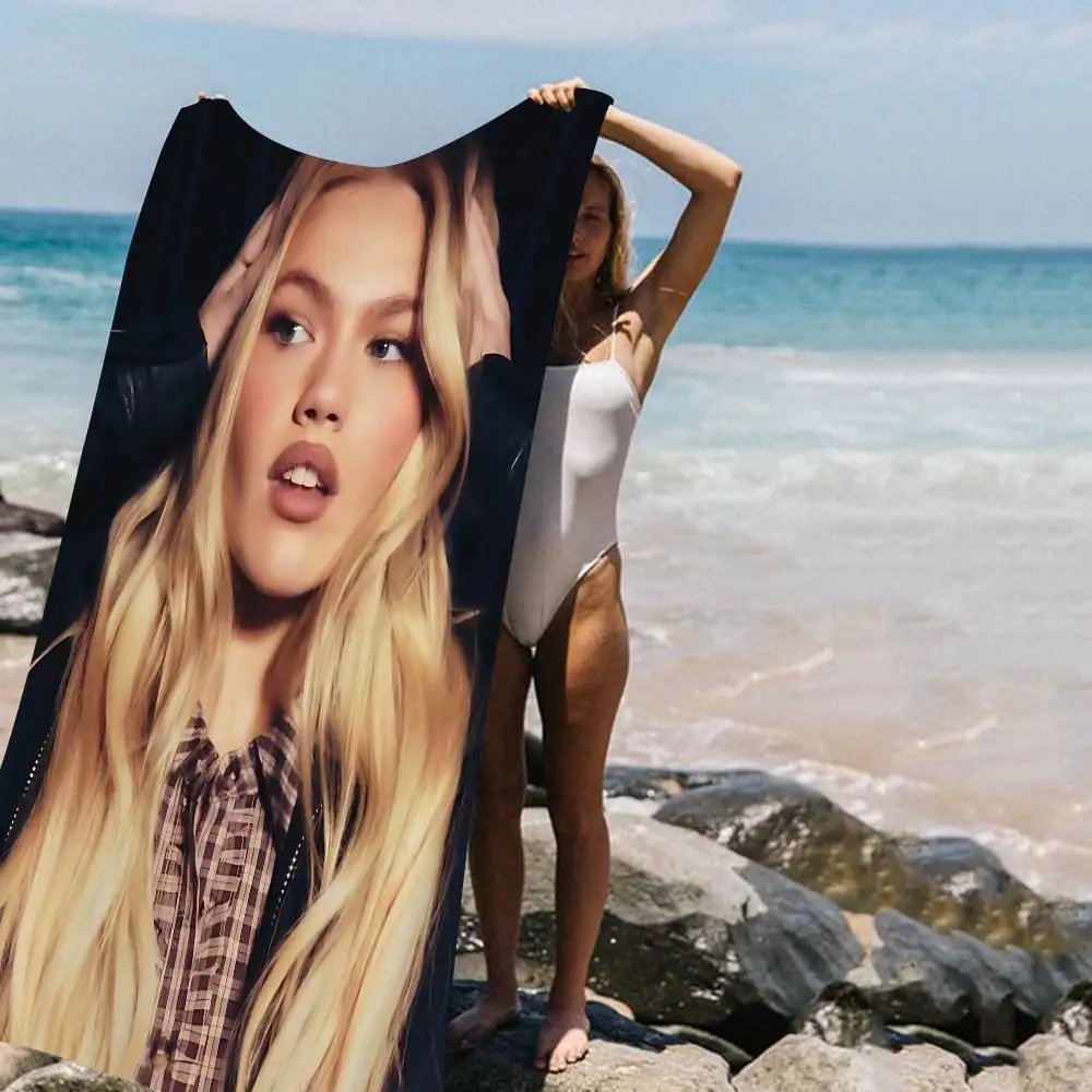 singer F-Freya Skye Anime Beach Swimming Towel Soft Absorbent Washcloth Children's Gifts for Kids Travel Camping Gym