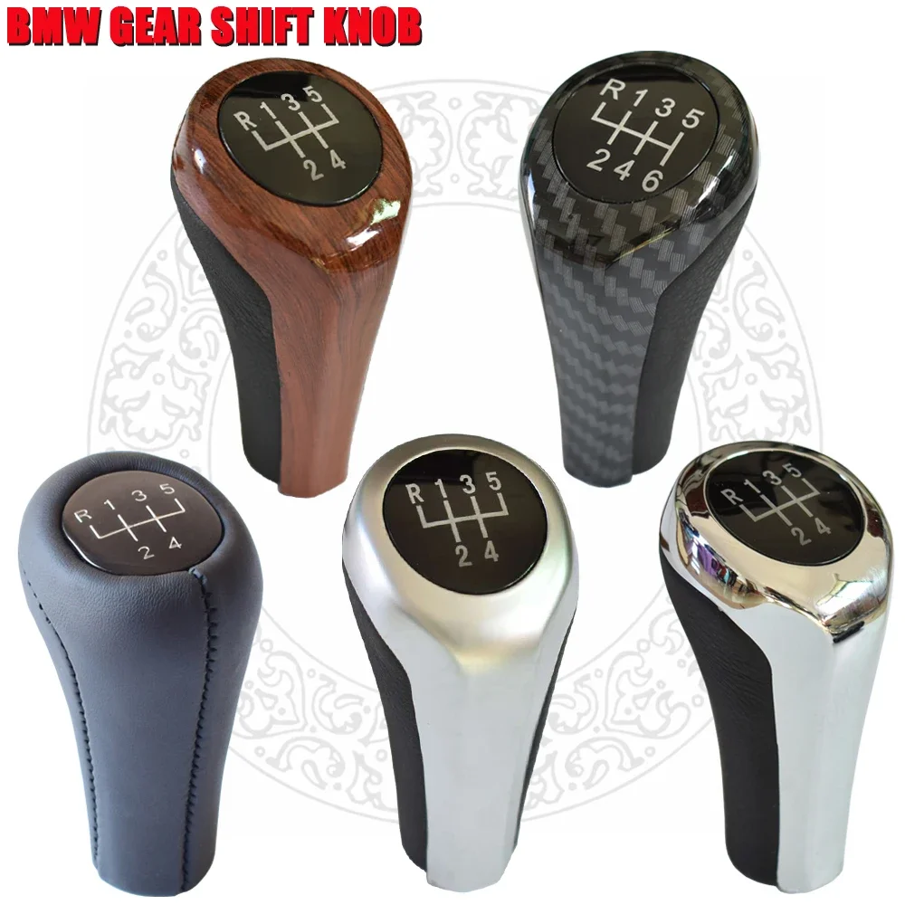 

Car 5/6 Speed Gear Shift Knob For BMW 1 3 5 6 Series E30 E32 E34 E36 E38 E39 E46 E53 E60 E63 E83 E84 E90 E91 E92