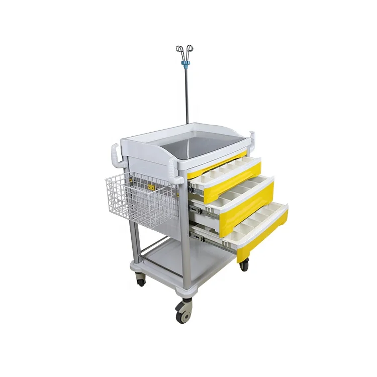 Hospital medical Medicine Trolley Manufacturers medical device trolley with drawers medical device manufacturer